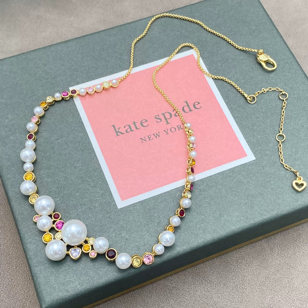 kate spade Vintage Colored Diamond Pearl Necklace - Picture 4 of 6